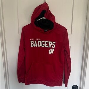 Wisconsin Badgers Red Pullover Hoodie